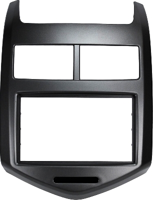 Chevrolet Aveo 2012 - 2 din черная Переходная рамка RP-CVAV)