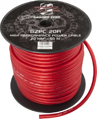 GROUND ZERO GZPC 20R Силовой кабель 4Ga (50м.)