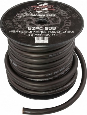 GROUND ZERO GZPC 50B Силовой кабель 0Ga (20м.)