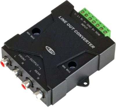 KICX HL 370  4-х канальный преобразователь сигнала высокого уровня в сигнал низкого уровня