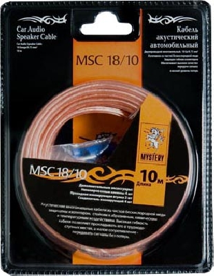 MYSTERY MSC-18/10 (10 м.) 18 Ga  Акустический кабель