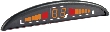 PARK MASTER 06-4-A-Silver Парковочный радар, 4 врезных серебристых датчика с разъемом, индикатор"06"