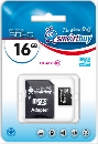 Smart Buy micro SD 16 Gb  CL10 адаптер SD 13249