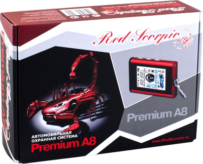 Red Scorpio Premium A-8  Сигнализация