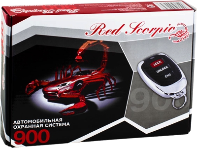 Red Scorpio 900  Автосигнализация
