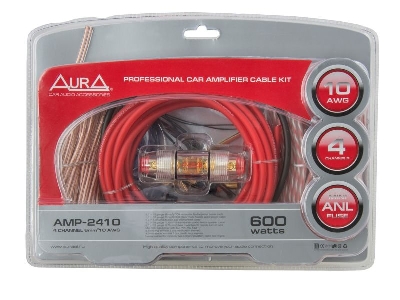 Aura AMP-2410  Комплект для подключения 4-х канального усилителя.