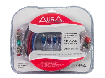 Aura AMP-0210   Комплект для подключения 2-х канального усилителя