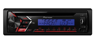 PIONEER DEH-S100UBB  Автомобильный CD-ресивер с USB и Aux-входом